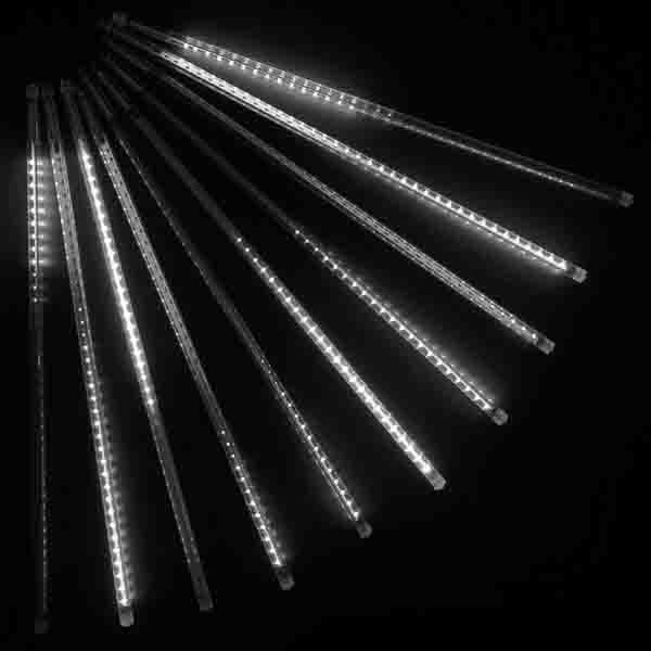 Тающая Led сосулька 0.8 белая