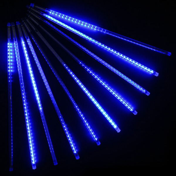 Тающая Led сосулька 0.8 синяя